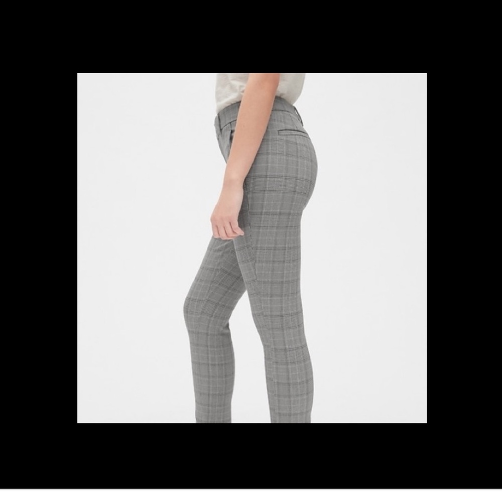 Gap Signature Skinny Ankle Plaid Pants - Picture 12 of 14